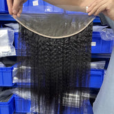 13x4 HD/ Transparent Frontal Kinky Straight